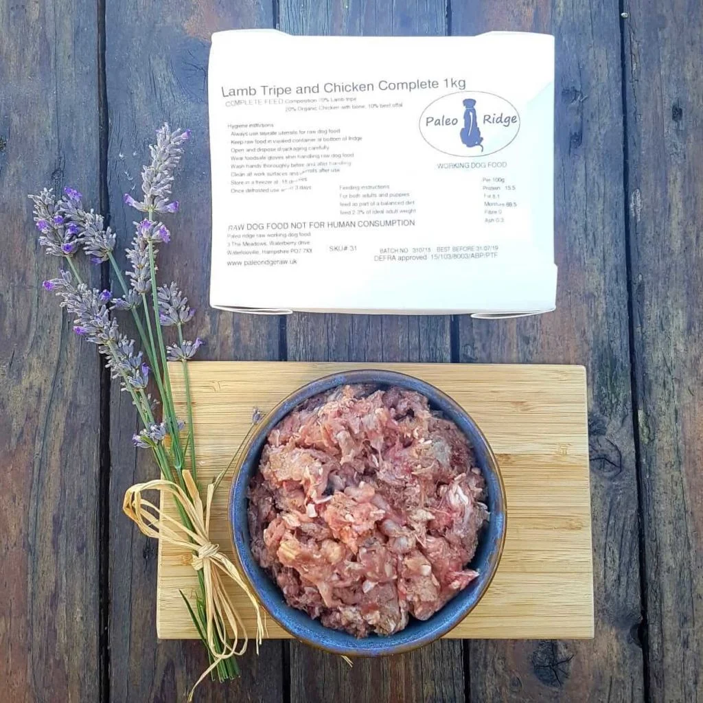 Paleo Ridge raw dog food