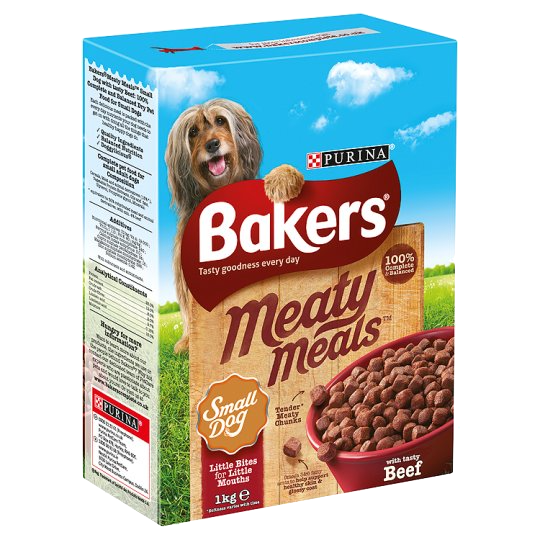 Bakers Complete Meaty Meals Small Dog Beef 1Kg
